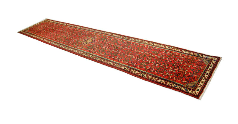 Perserteppich - Nomadic 387 x 80 cm - rot