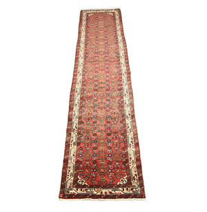 Perserteppich - Nomadic 385 x 80 cm - rot