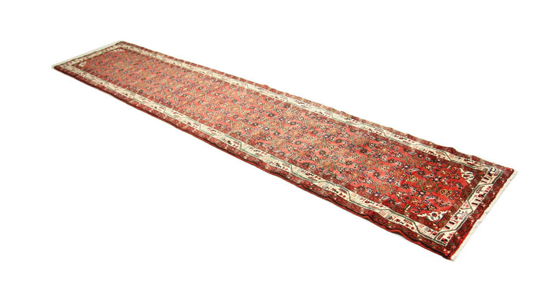 Perserteppich - Nomadic 385 x 80 cm - rot