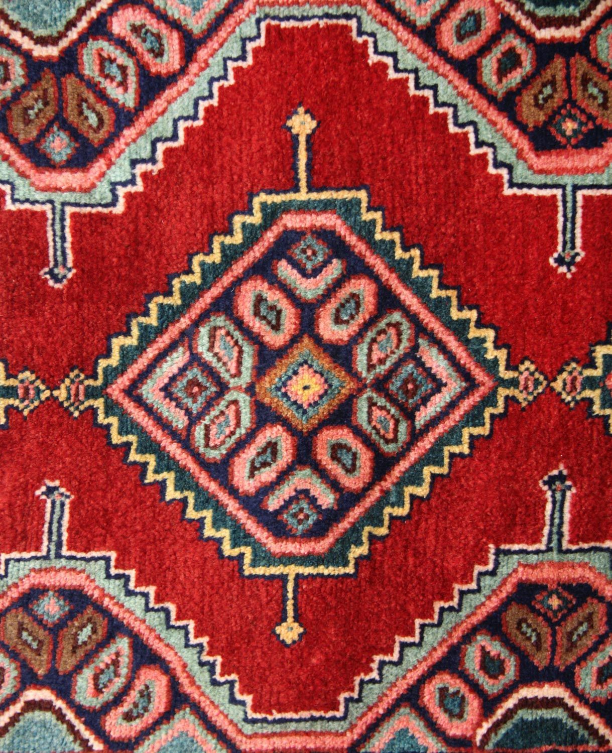 Perserteppich - Nomadic 295 x 76 cm - rot