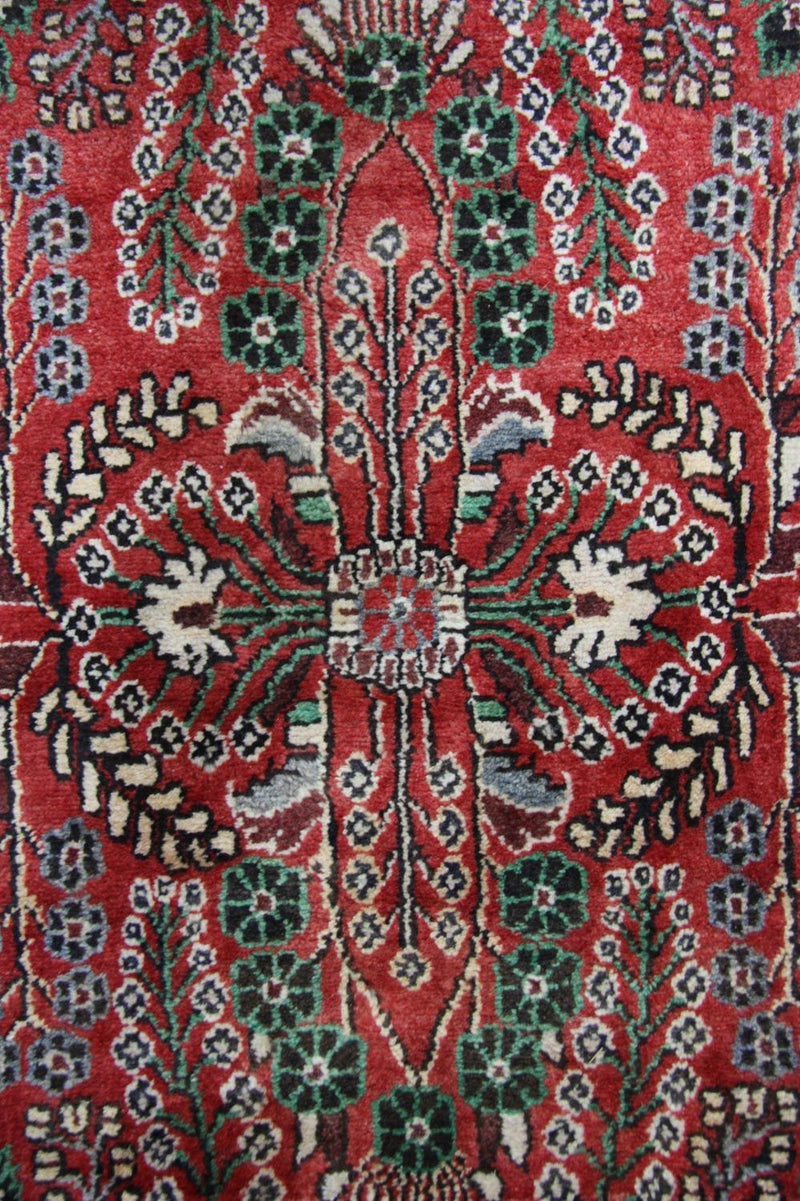 Perserteppich - Nomadic 453 x 90 cm - rot