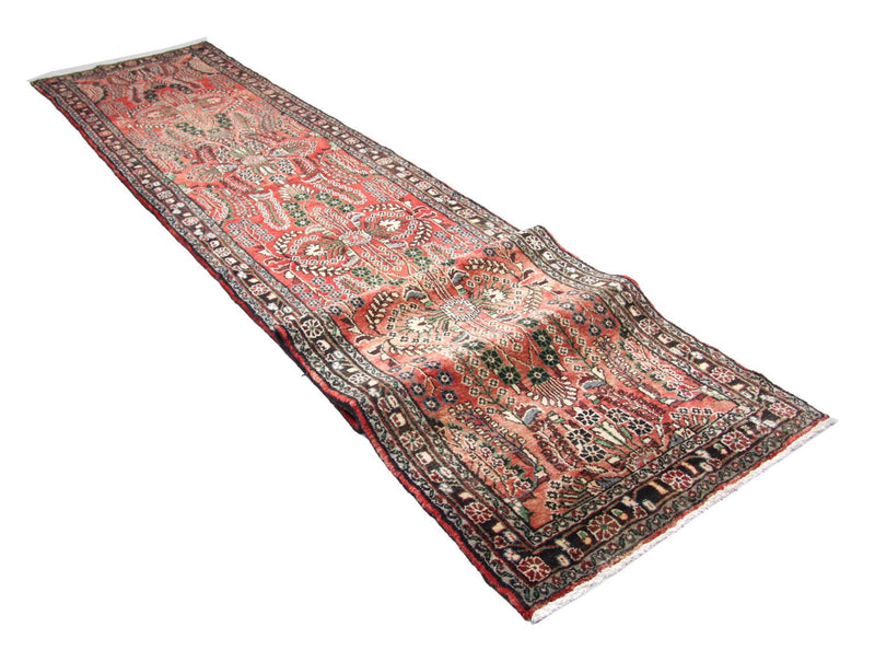 Perserteppich - Nomadic 453 x 90 cm - rot