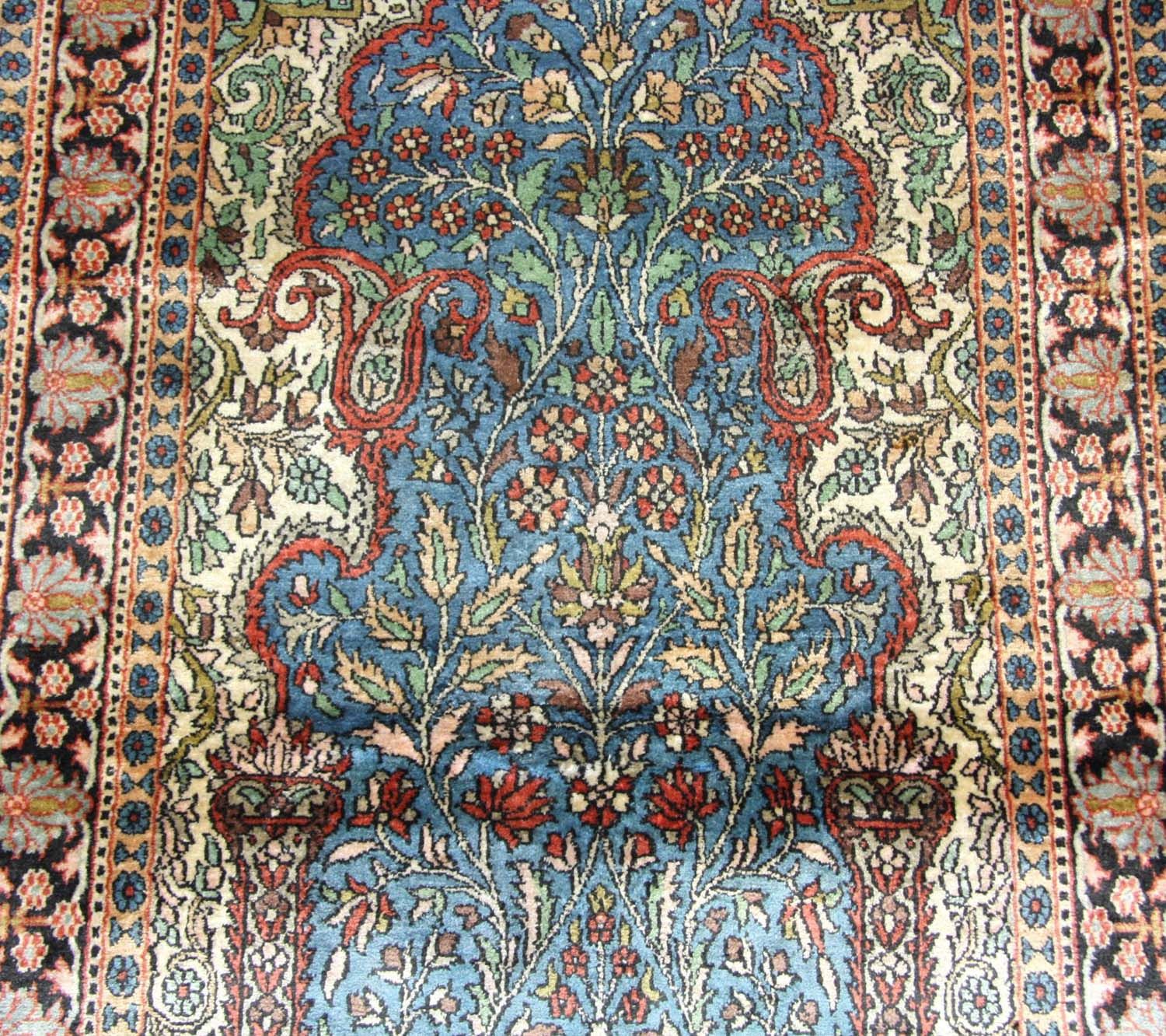 Seidenteppich - Kaschmir Seide 156 x 90 cm Teppichbrücke
