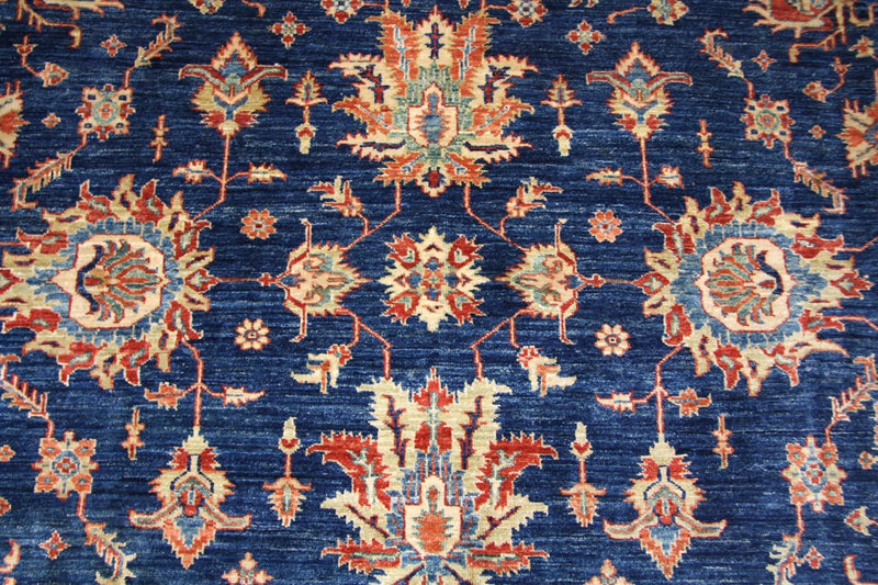 Ziegler Teppich - Kazak 303 x 246 cm - blau