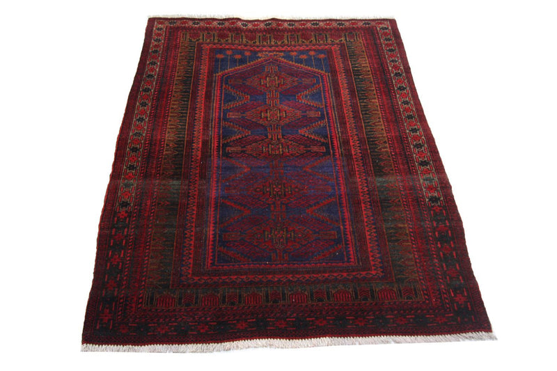 Belutsch Teppich 151 x 107 cm - blau