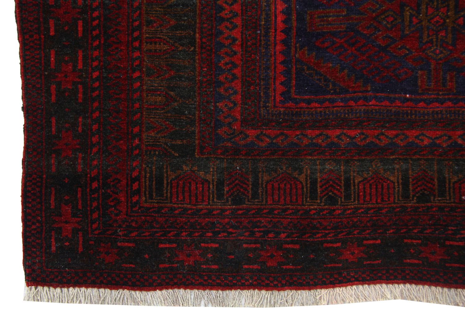 Belutsch Teppich 151 x 107 cm - blau