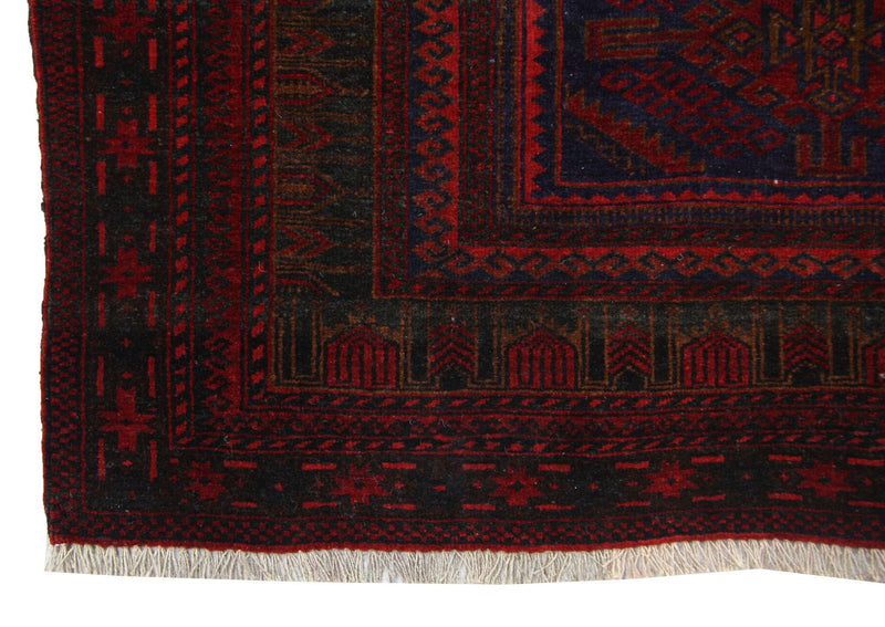 Belutsch Teppich 151 x 107 cm - blau