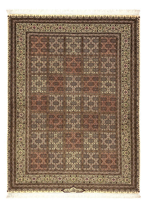 Perserteppich - Täbriz - Royal - Royal - 207 x 152 cm - dunkelbeige