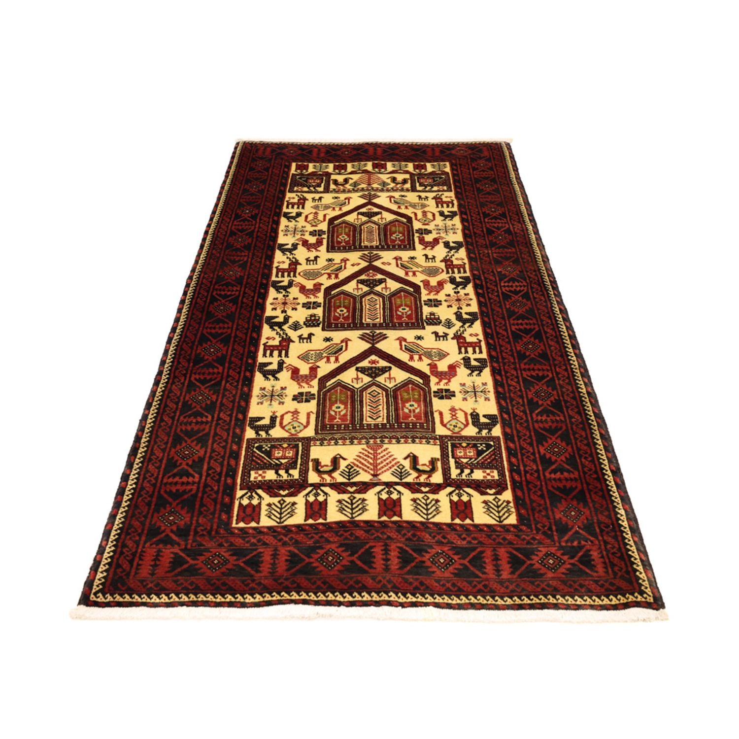 Läufer Belutsch - 196 x 103 cm - beige
