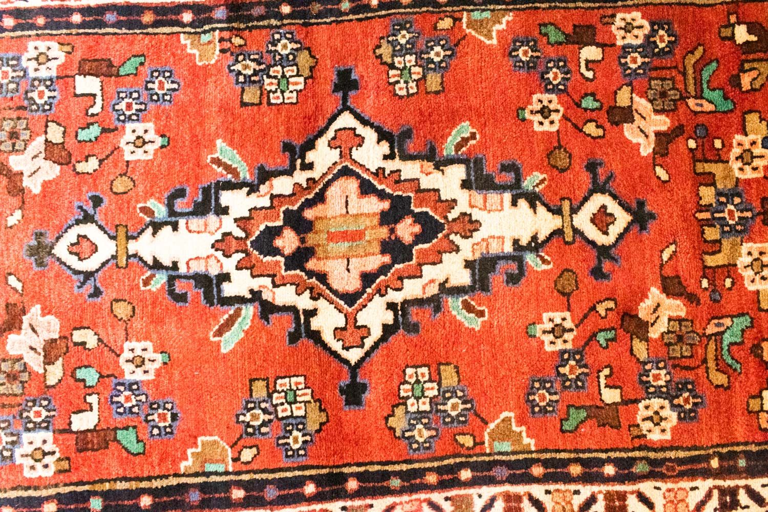 Perserteppich - Nomadic 273 x 97 cm - orange