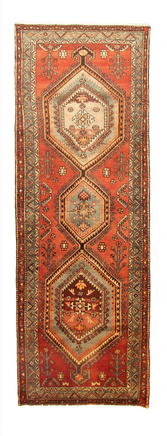 Perserteppich - Nomadic 292 x 98 cm - orange