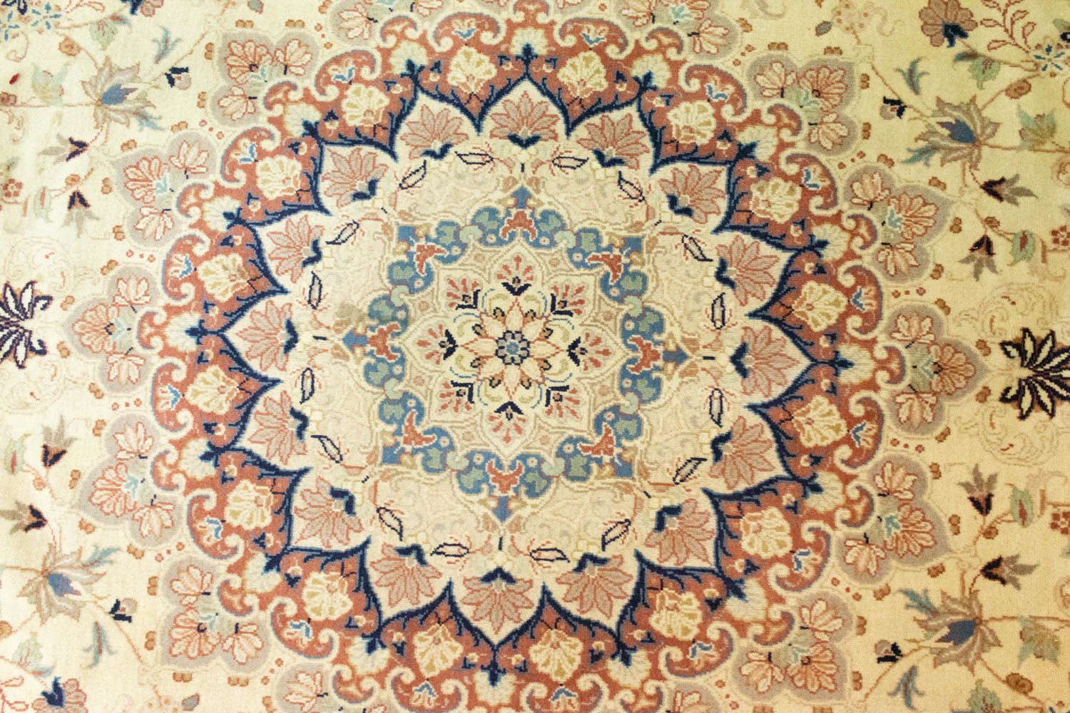 Perserteppich - Keshan 353 x 240 cm - beige