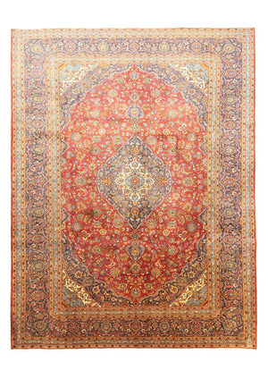Perserteppich - Keshan 397 x 300 cm - orange