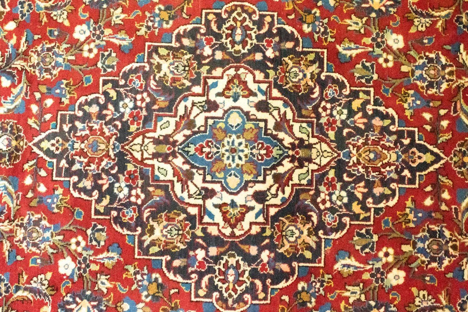 Perserteppich - Keshan 356 x 251 cm - rot