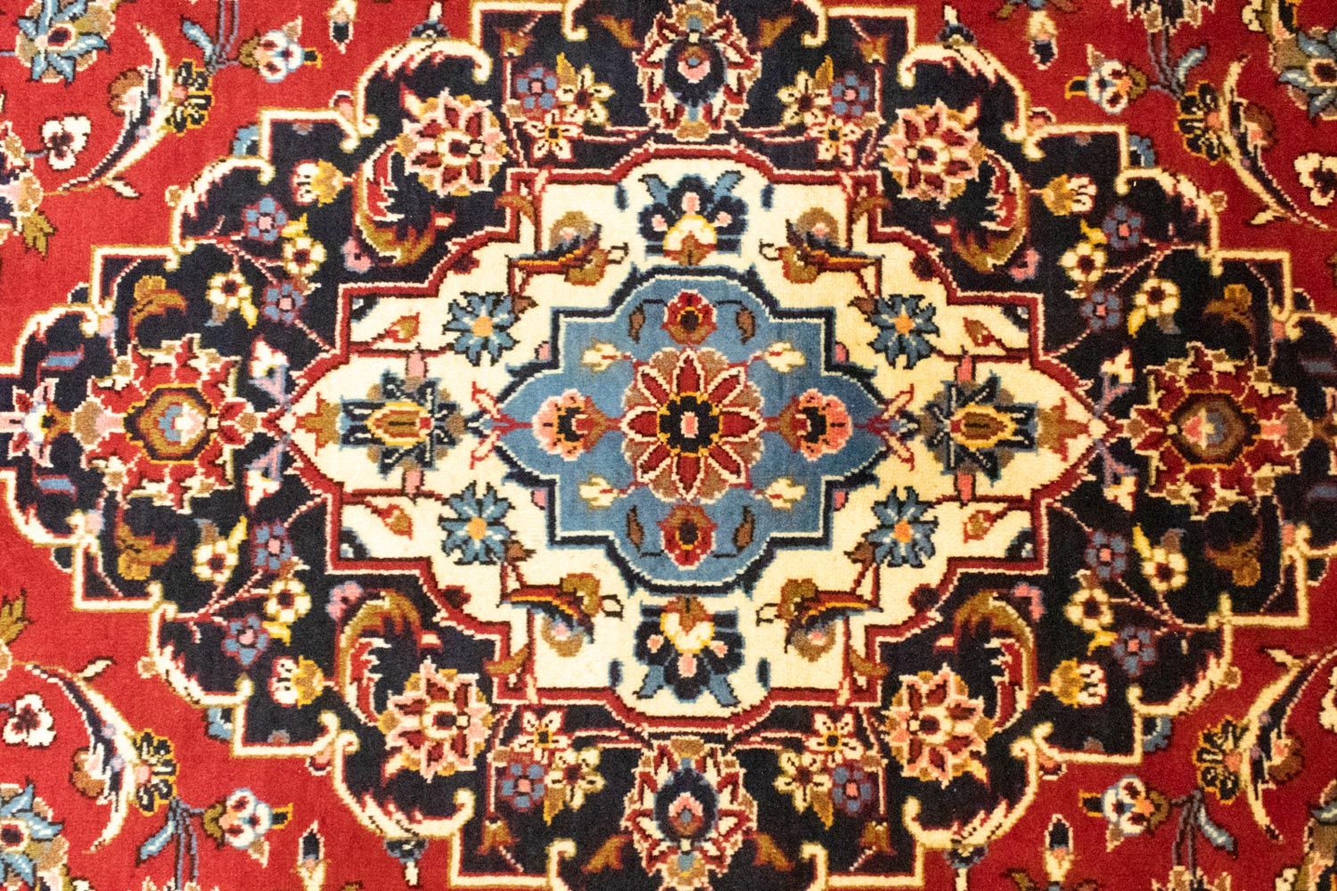 Perserteppich - Keshan 340 x 245 cm - rot