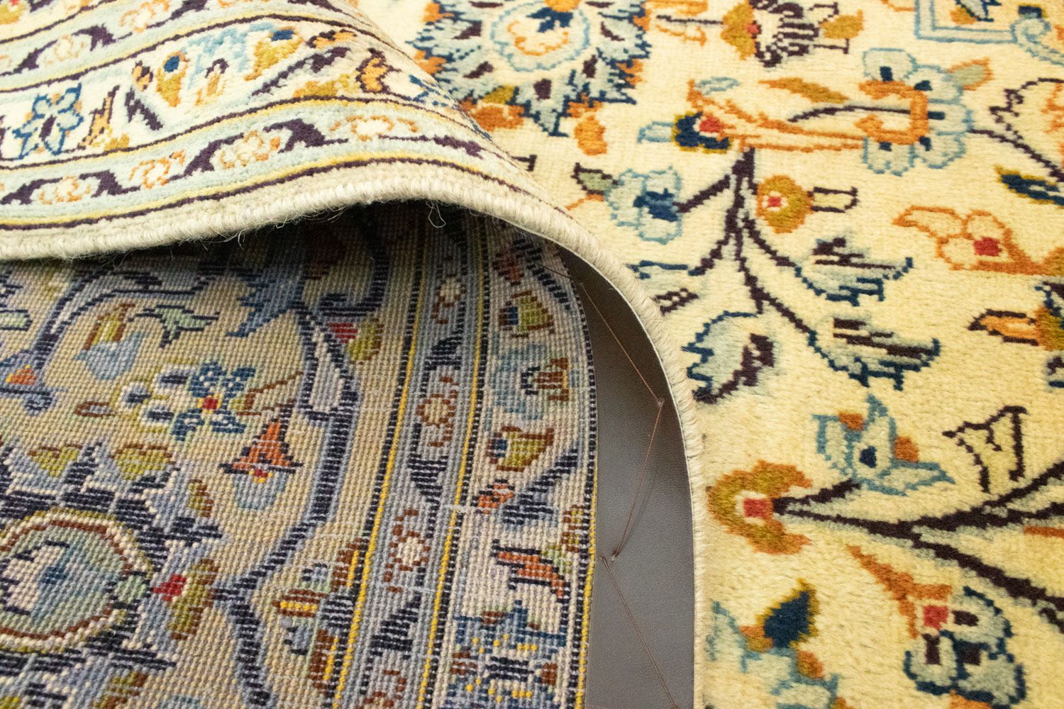 Perserteppich - Keshan 369 x 246 cm - beige