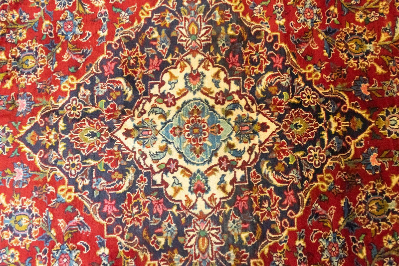 Perserteppich - Keshan 401 x 294 cm - rot