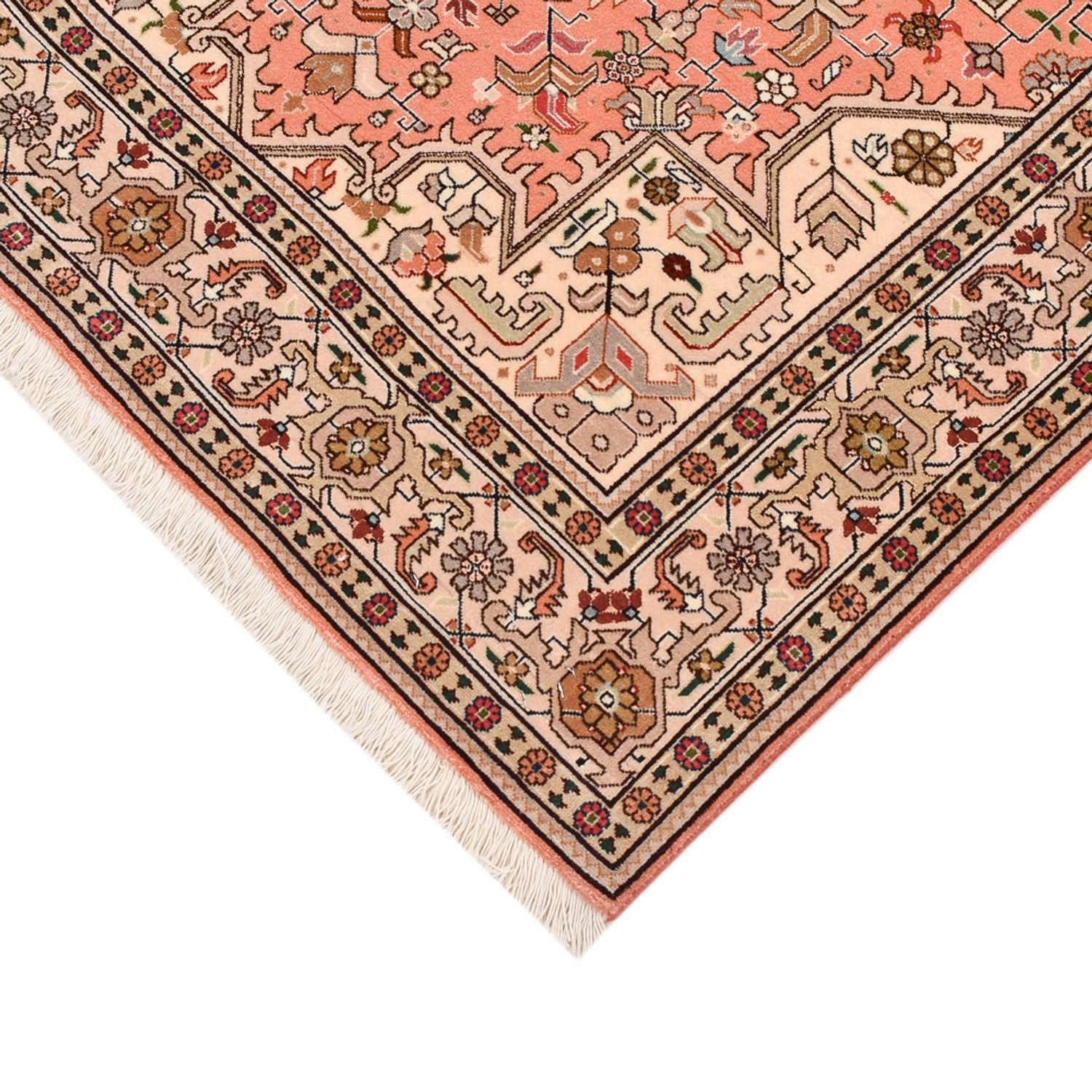 Perserteppich - Täbriz - Royal - 159 x 106 cm - hellrot
