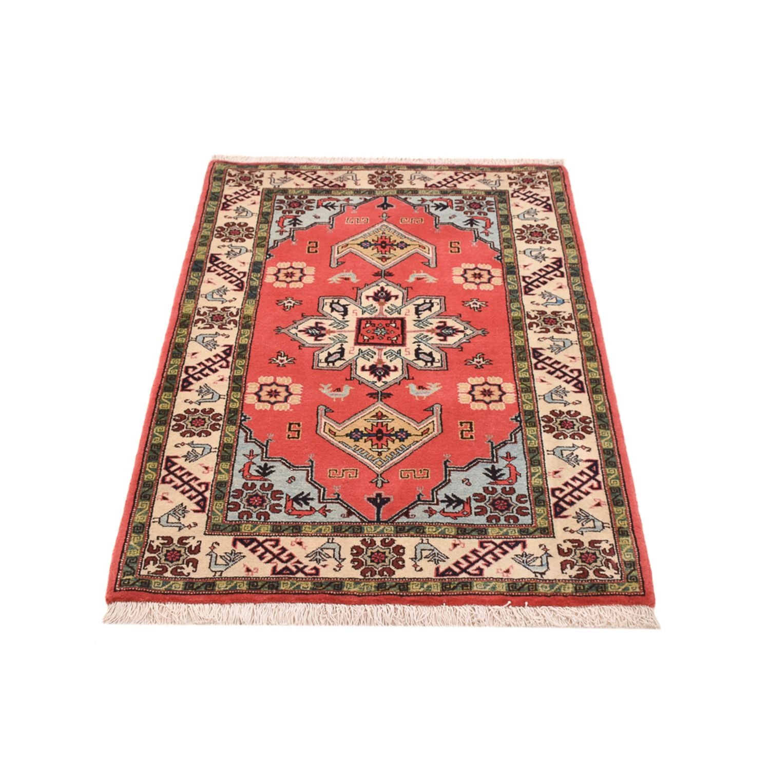 Perserteppich - Nomadic - 158 x 102 cm - rot