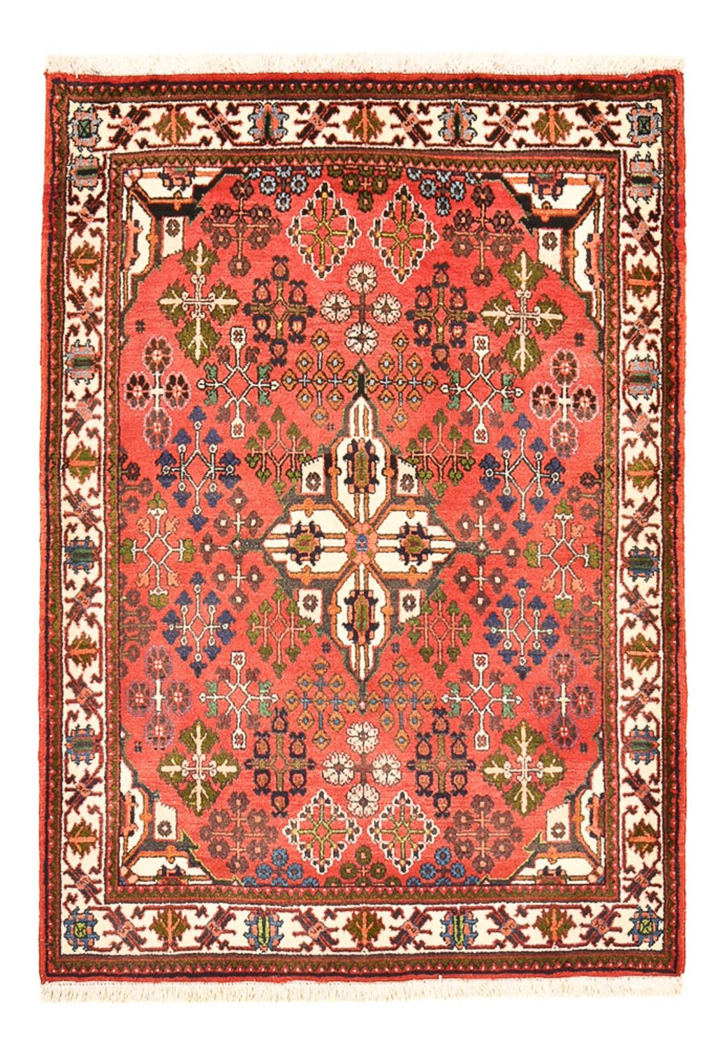 Perserteppich - Nomadic - 152 x 108 cm - hellrot