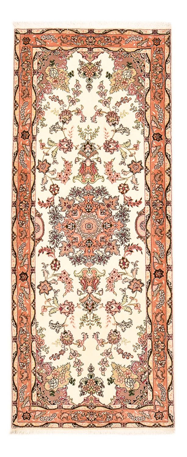 Läufer Perser - Täbriz - Royal - 204 x 81 cm - mehrfarbig
