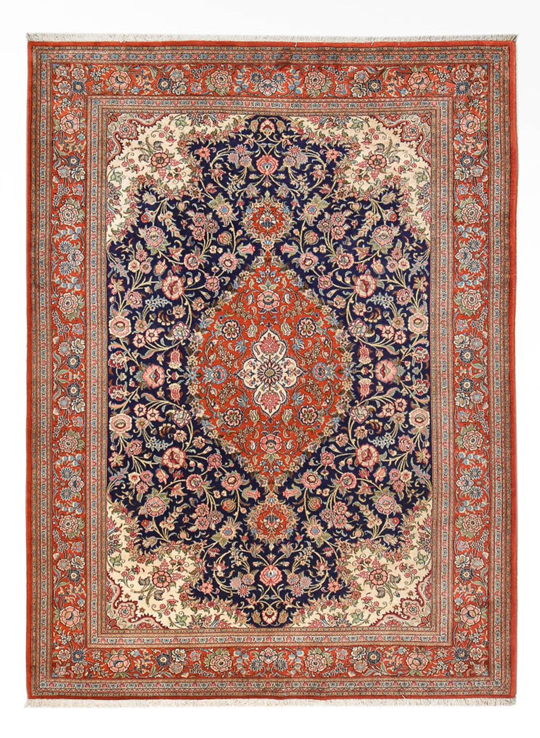 Perserteppich - Ghom - 345 x 250 cm - dunkelblau