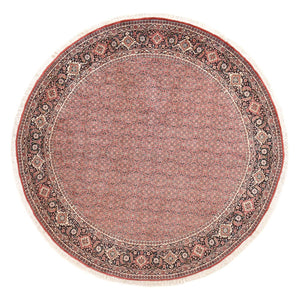 Perserteppich - Bidjar rund  - 255 x 255 cm - hellrot