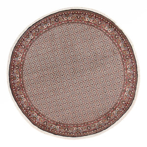 Perserteppich - Bidjar rund  - 250 x 250 cm - hellgrau
