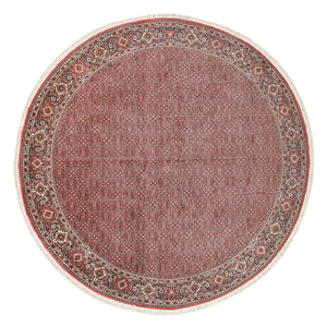 Perserteppich - Bidjar rund  - 300 x 300 cm - hellrot