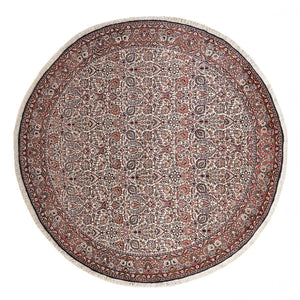 Perserteppich - Bidjar rund  - 250 x 250 cm - rost