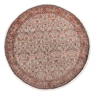 Perserteppich - Bidjar rund  - 250 x 250 cm - rost