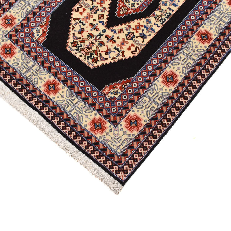 Läufer Perser - Täbriz - Premium - 305 x 75 cm - dunkelblau