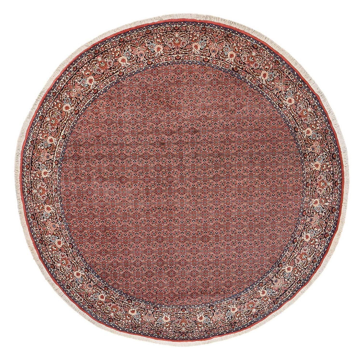 Perserteppich - Bidjar rund  - 300 x 300 cm - rost