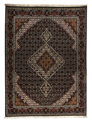 Perserteppich - Täbriz - Royal - 207 x 154 cm - anthrazit