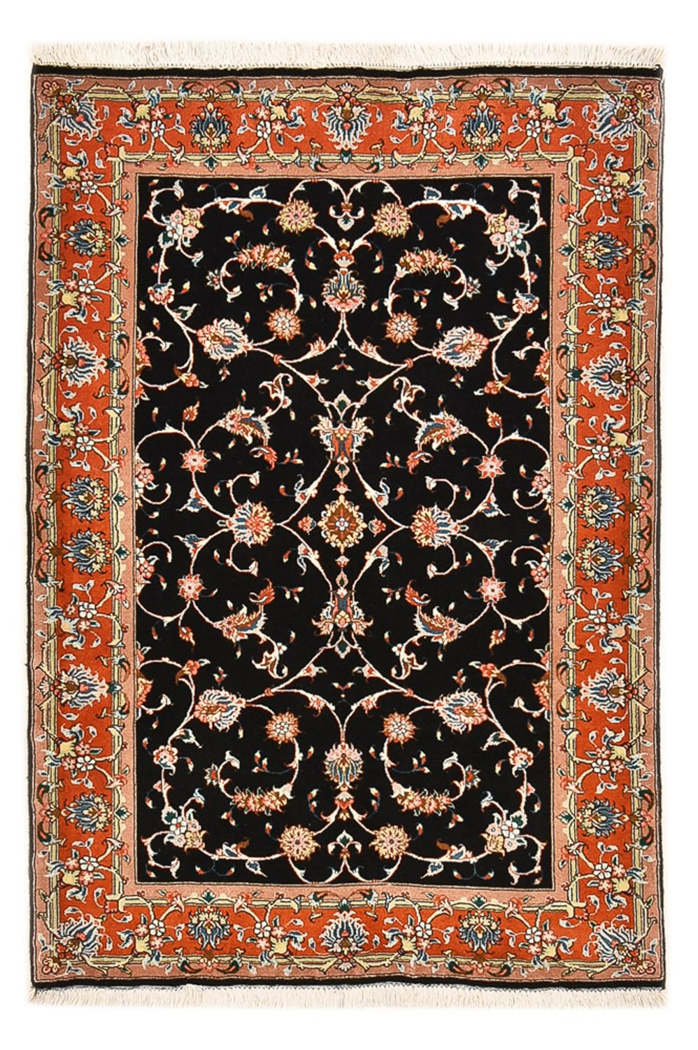 Perserteppich - Täbriz - Royal - 150 x 102 cm - dunkelblau
