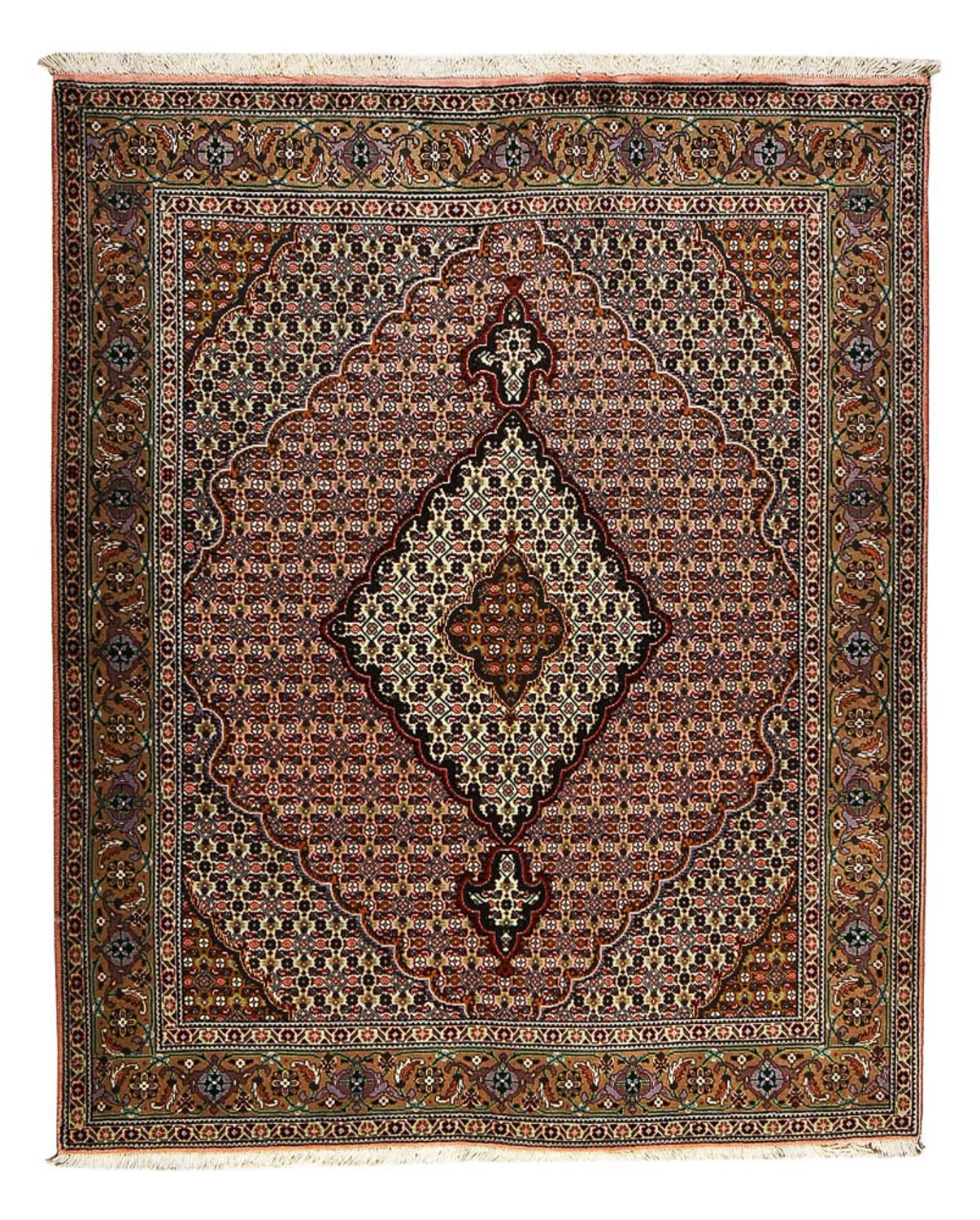 Perserteppich - Täbriz - Royal - 190 x 155 cm - hellrot