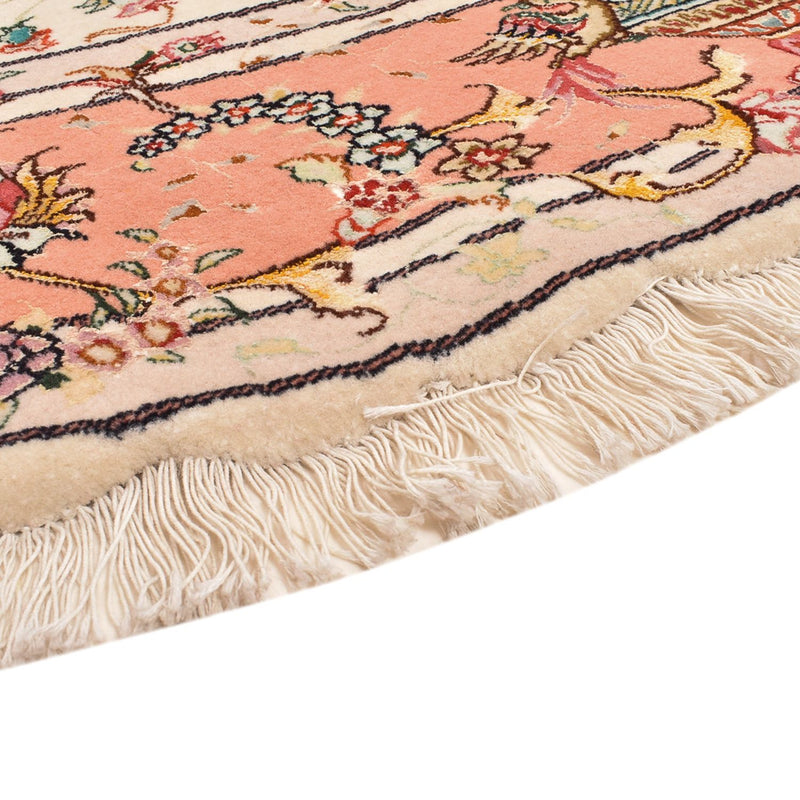 Perserteppich - Täbriz - Premium rund  - 200 x 200 cm - creme
