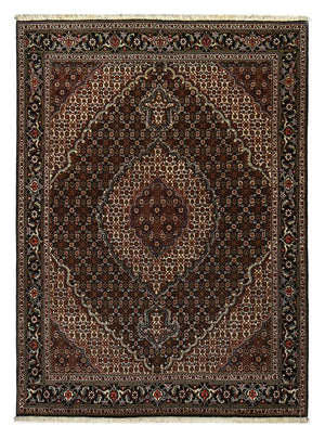 Perserteppich - Täbriz - Royal - 204 x 150 cm - dunkelbraun