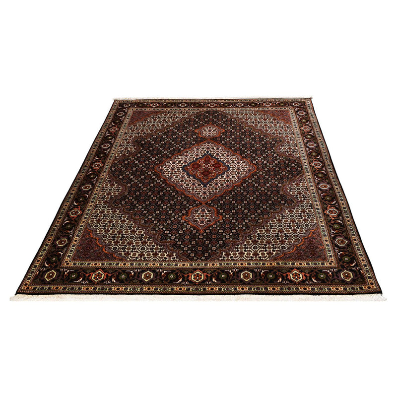 Perserteppich - Täbriz - Royal - 204 x 152 cm - dunkelbraun