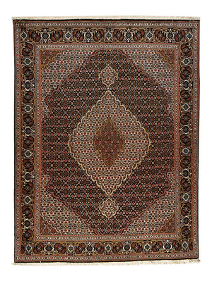 Perserteppich - Täbriz - Royal - 195 x 150 cm - dunkelbraun