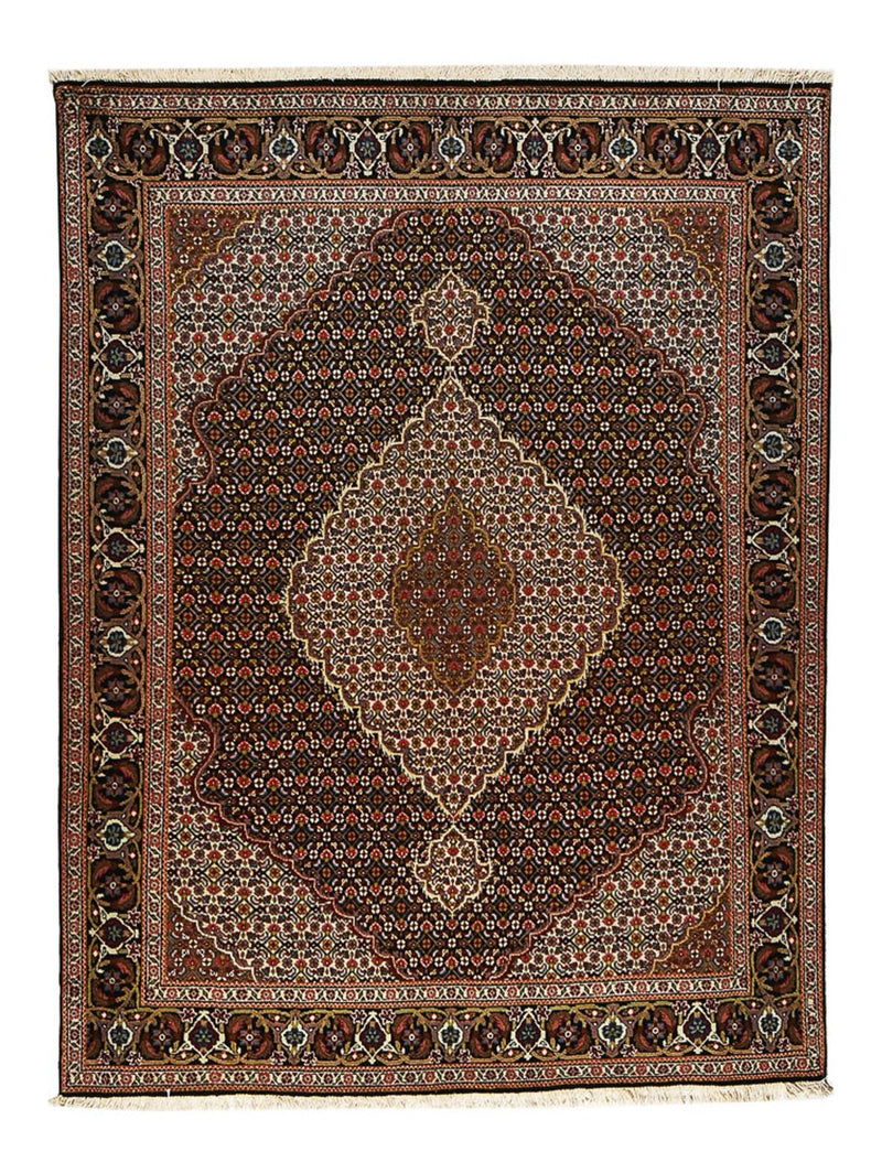 Perserteppich - Täbriz - Royal - 195 x 150 cm - dunkelbraun