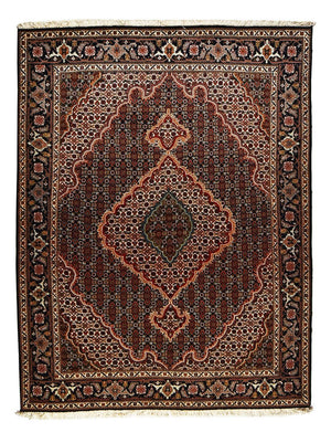 Perserteppich - Täbriz - Royal - 198 x 150 cm - dunkelbraun
