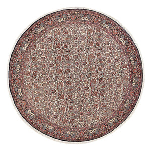 Perserteppich - Bidjar rund  - 250 x 250 cm - rost