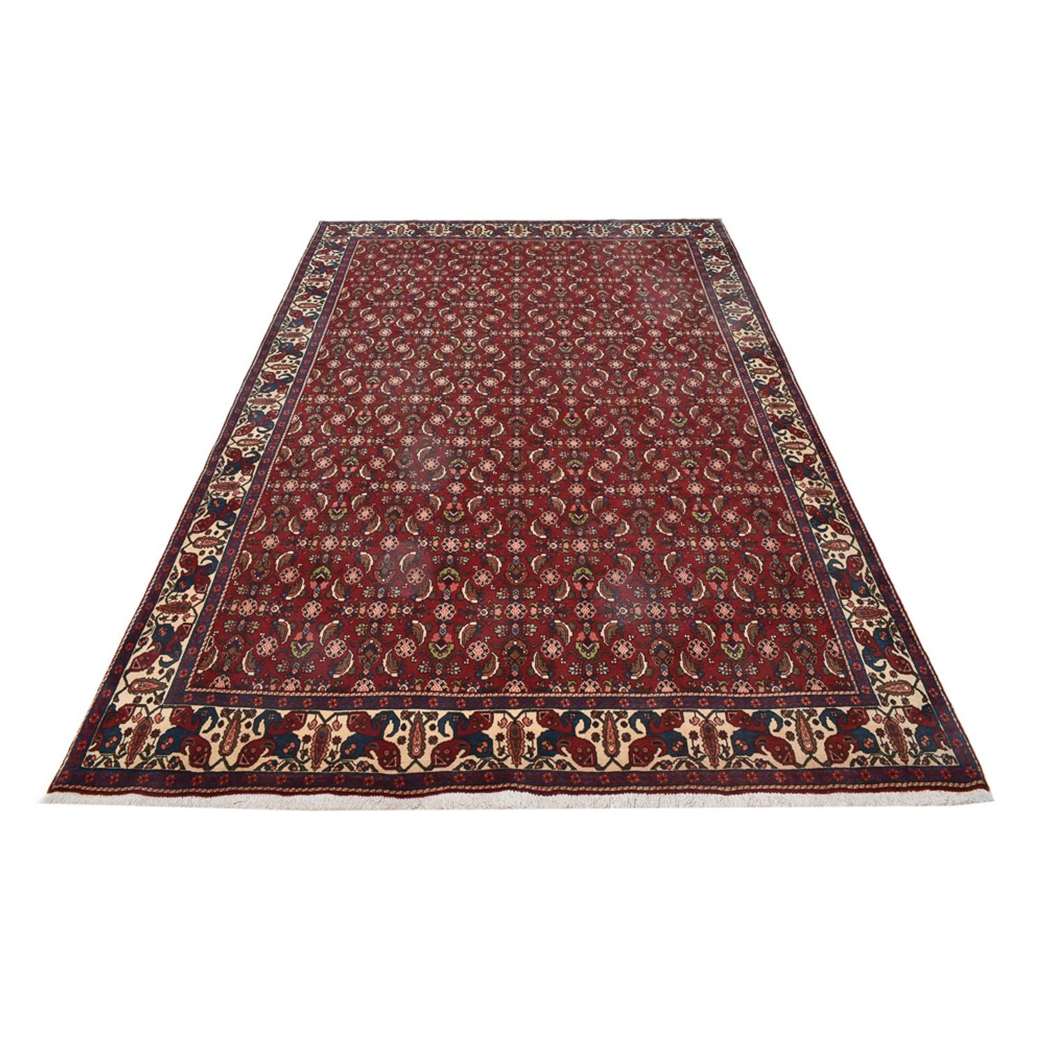 Perserteppich - Bidjar - 316 x 204 cm - dunkelrot
