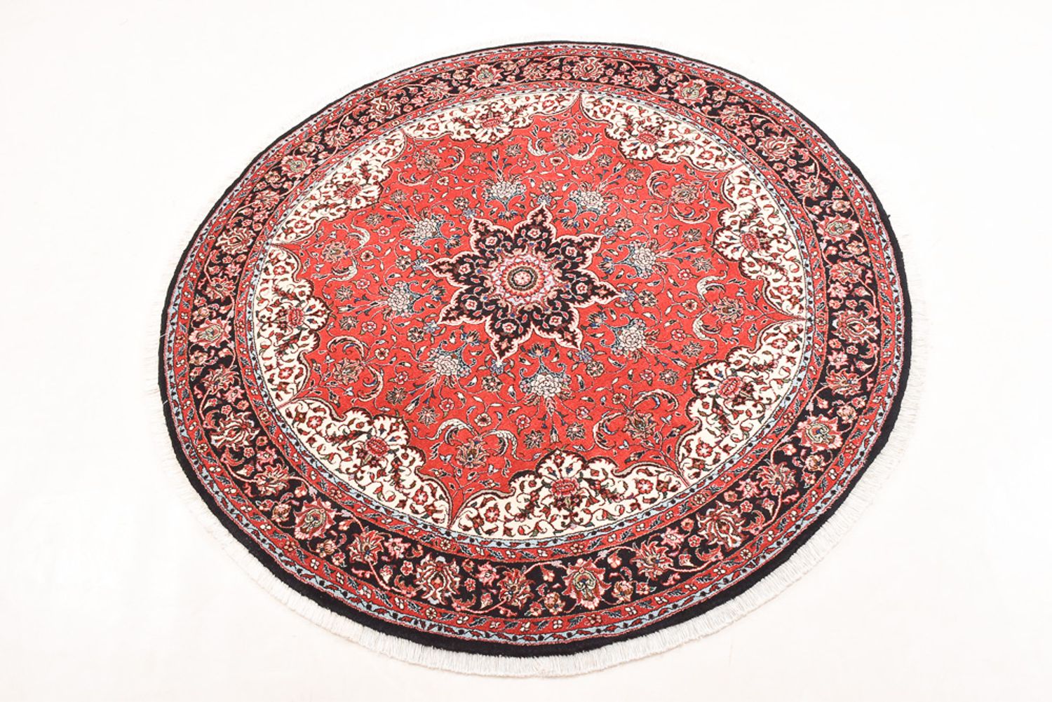 Perserteppich - Bidjar rund  - 150 x 150 cm - rot