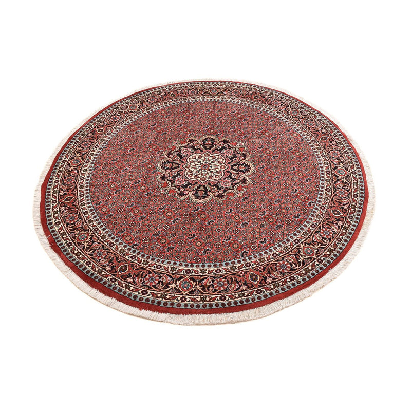 Perserteppich - Bidjar rund  - 150 x 150 cm - dunkelrot