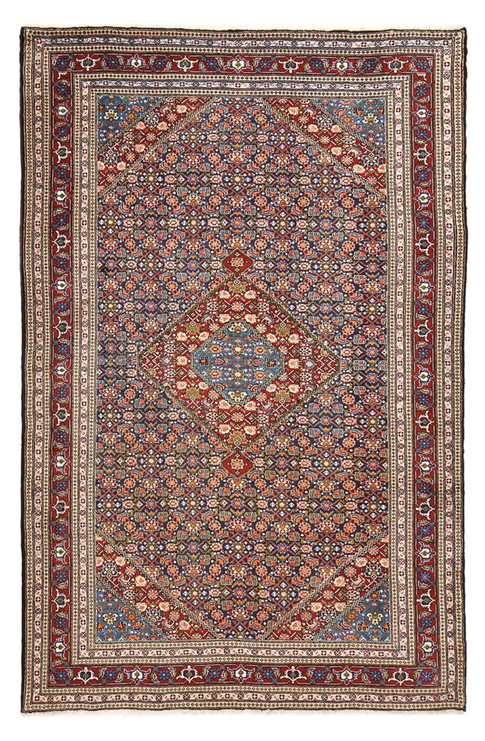 Perserteppich - Nomadic - 292 x 195 cm - bordeauxrot