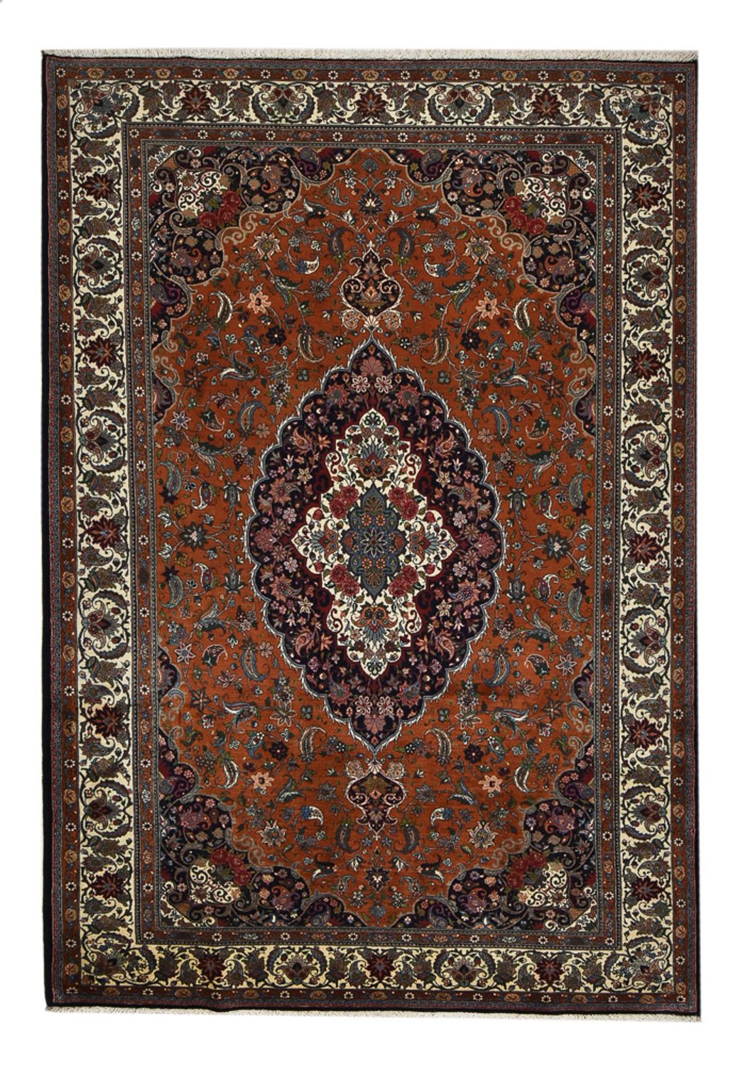 Perserteppich - Nomadic - 303 x 206 cm - dunkelrot