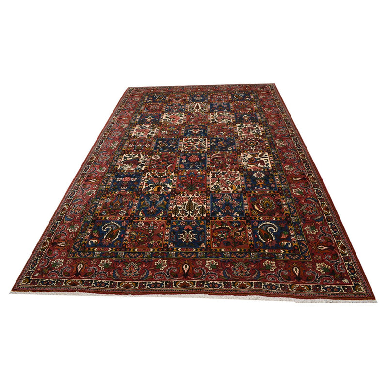Perserteppich - Nomadic - 313 x 201 cm - dunkelrot