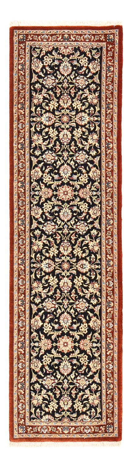 Läufer Perser - Ghom - Royal - 196 x 54 cm - dunkelblau